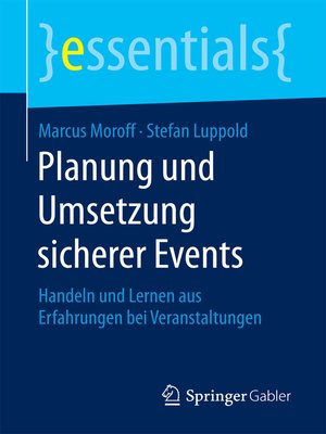 cover image of Planung und Umsetzung sicherer Events